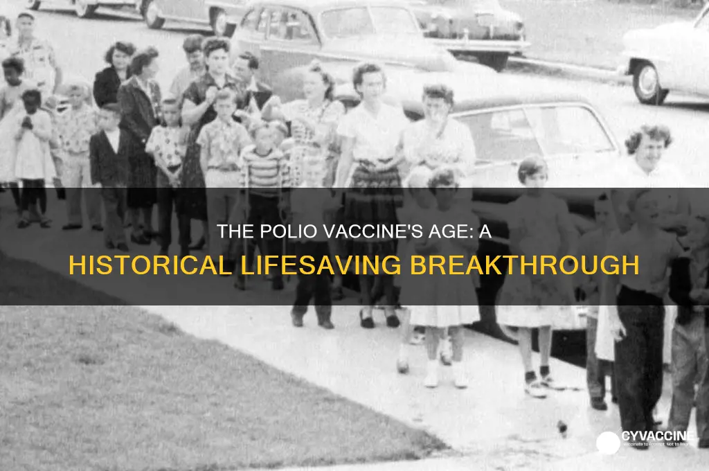 how old is the polio vaccine