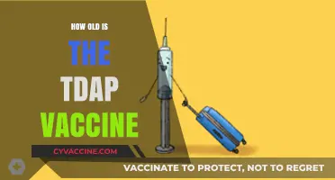 The Tdap Vaccine: A Historical Overview of Its Age and Evolution
