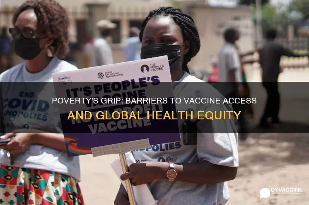 how poverty affects acess to vaccines