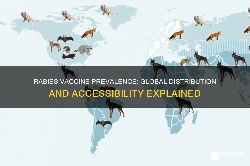 how prevalant is the rabies vaccine