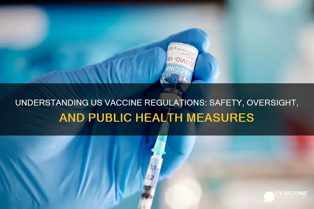 how regulated are vaccines here in the us