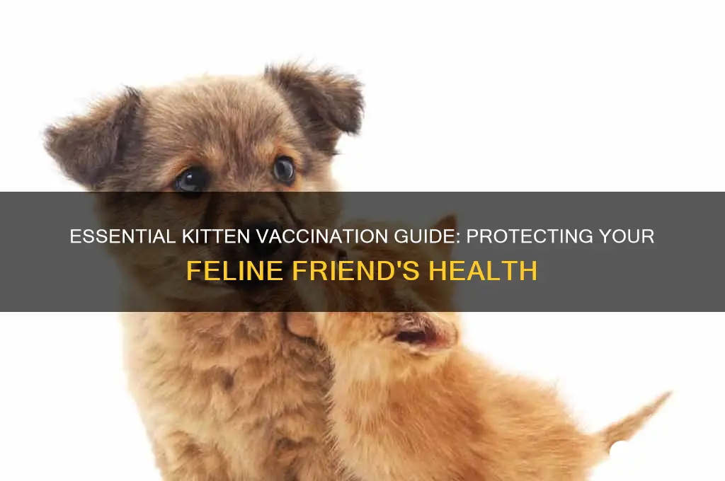 how should my kitten be vaccinated