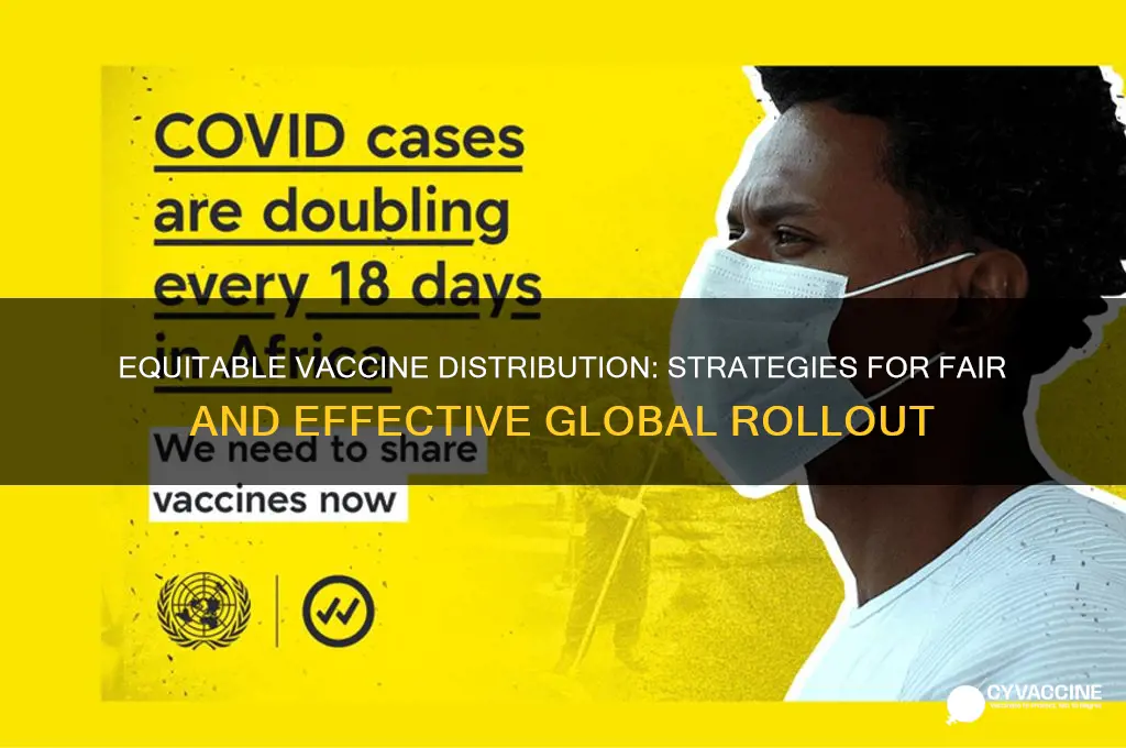 how should the vaccine be distributed