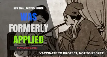 The Historical Application of Smallpox Vaccination: Methods and Evolution