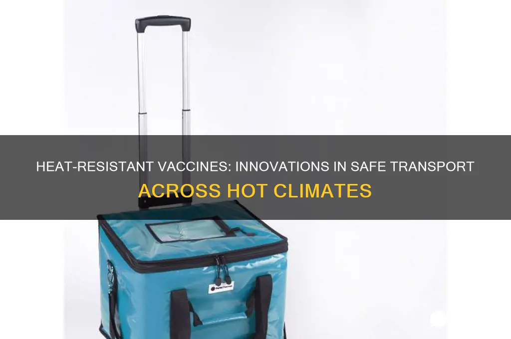 how some vaccines survive hot temperature for transportation