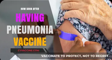 When Can You Resume Activities After Getting the Pneumonia Vaccine?