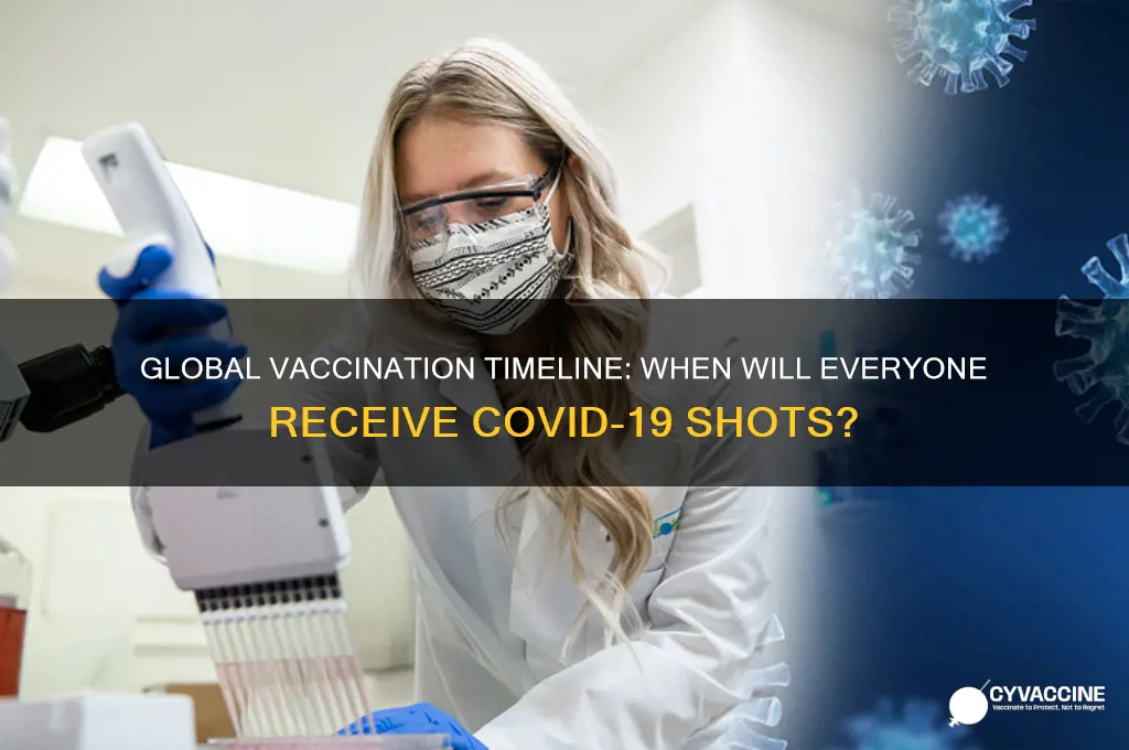 how soon until everyone is vaccinated