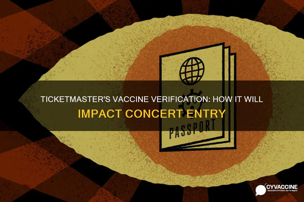 how ticketmaster plans to check your vaccine status for concerts