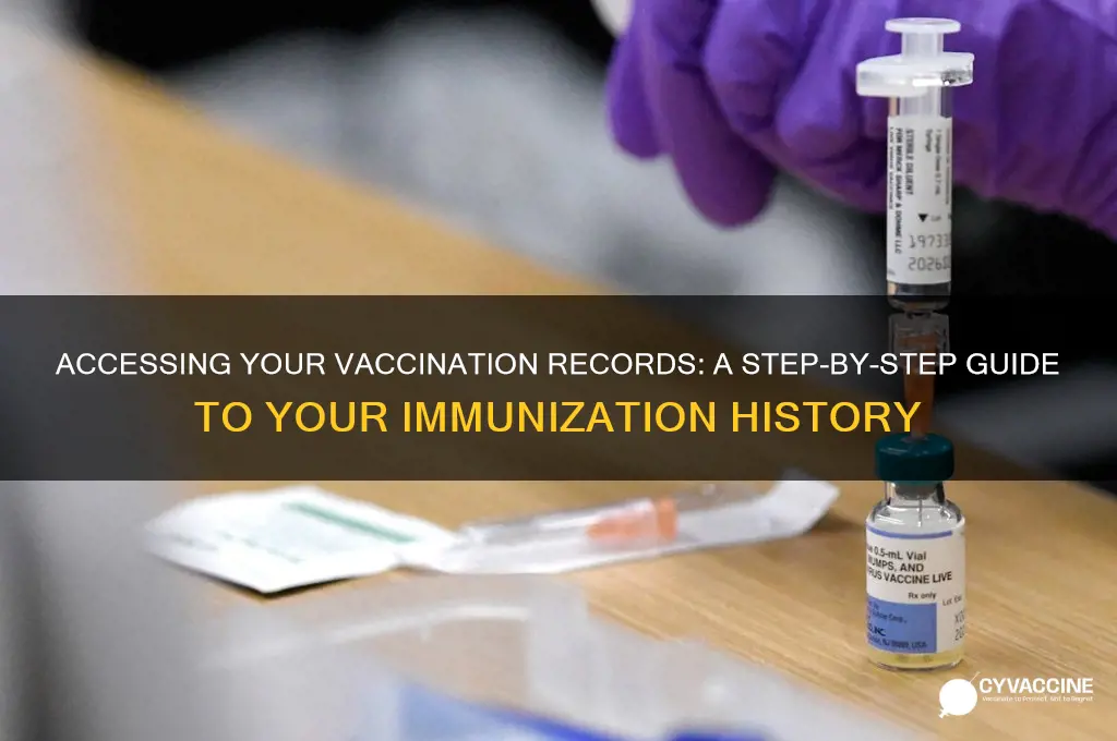 how to access my vaccination history