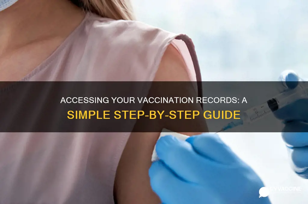 how to access my vaccination records