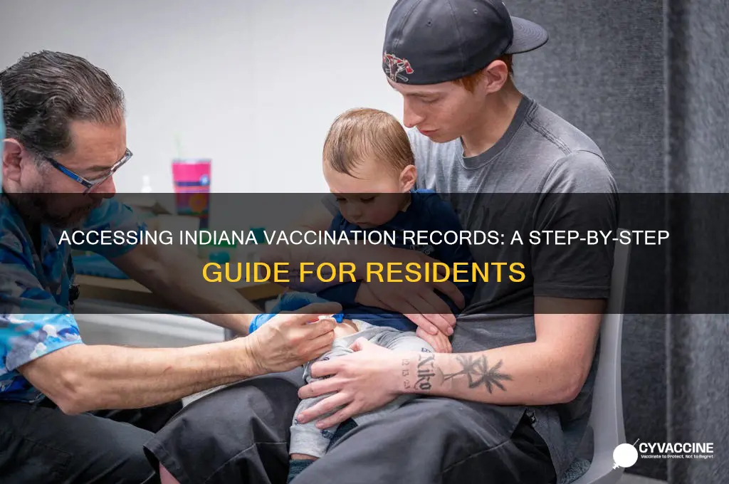 how to access vaccination records indiana