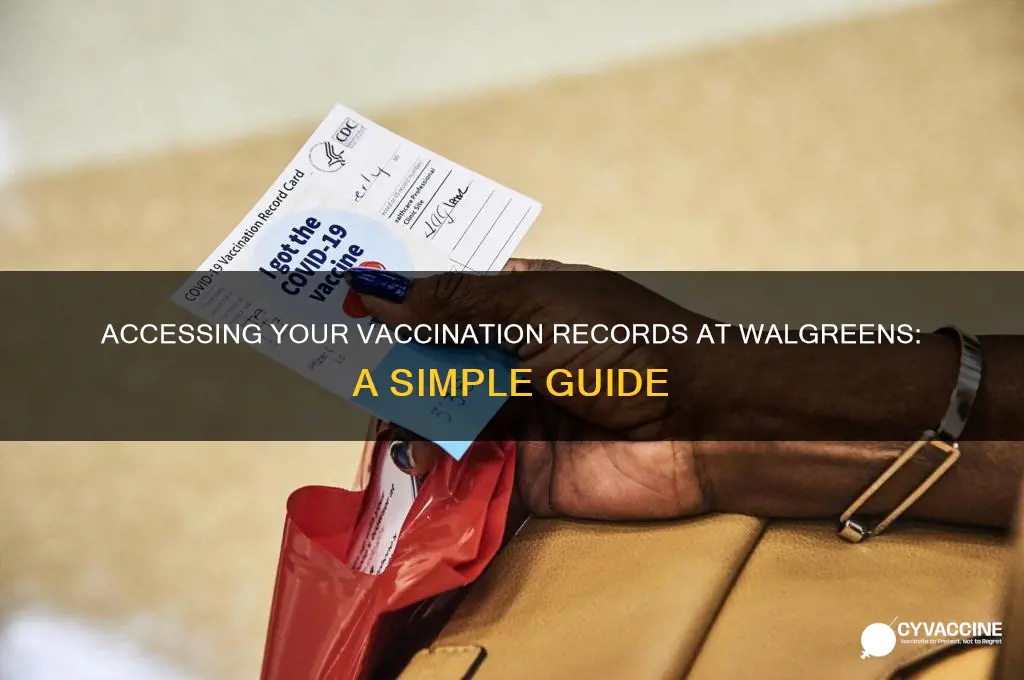 how to access vaccination records walgreens