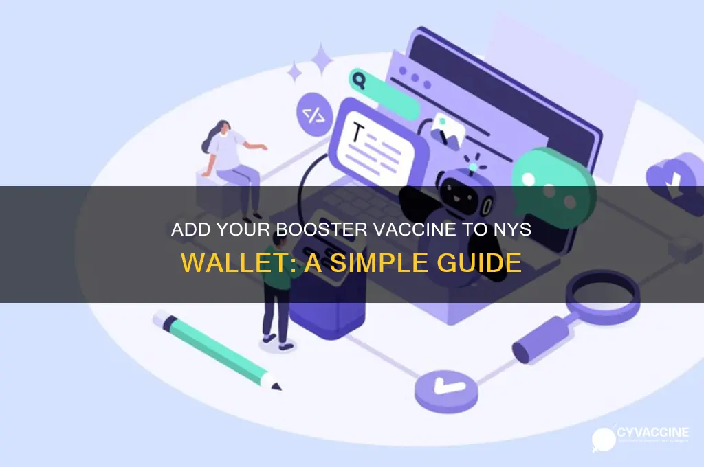how to add booster vaccine to nys wallet