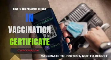 Adding Passport Details to Your Vaccination Certificate: A Step-by-Step Guide