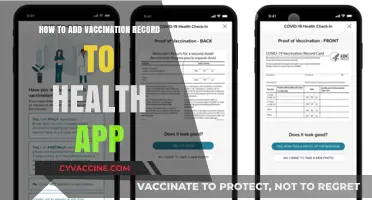 Easily Add Your Vaccination Record to the Health App: A Guide