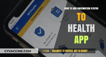 Easily Add Your Vaccination Status to Your Health App: A Guide