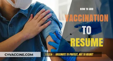Highlighting Your Vaccination Status: A Guide to Updating Your Resume