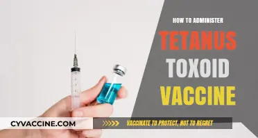 Administering Tetanus Toxoid Vaccine: A Step-by-Step Guide for Healthcare Providers