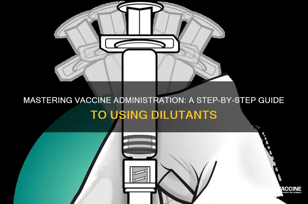 how to administer vaccines with dilutant