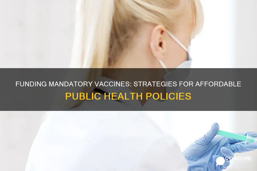 how to afford making vaccines mandatory