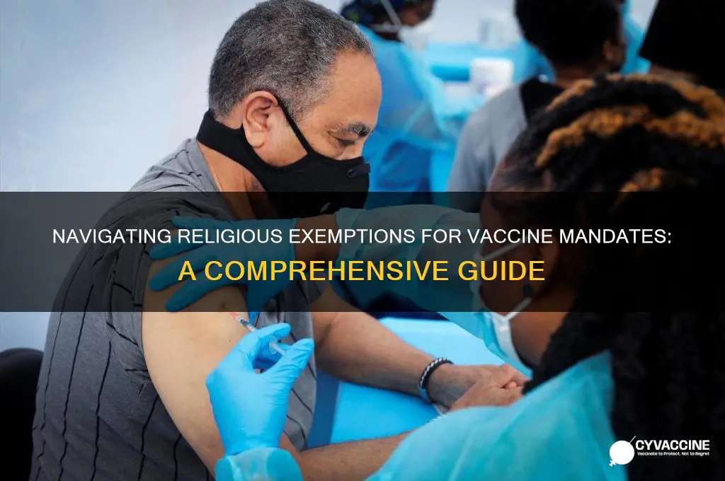how to answer the religious exemption for vaccine excemption