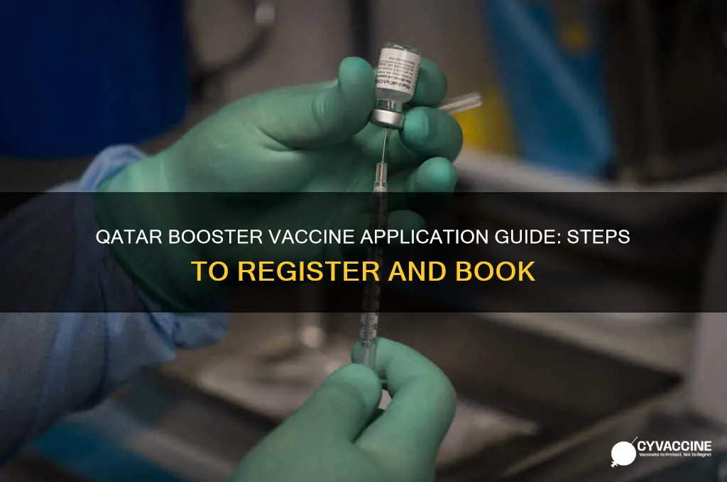 how to apply for booster vaccine in qatar