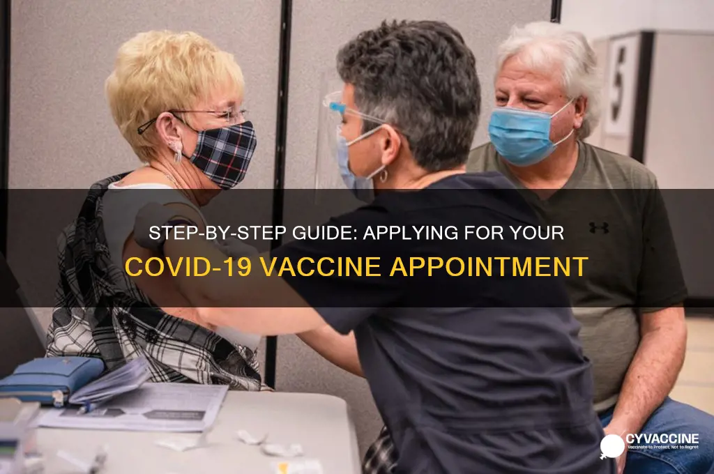 how to apply for covid19 vaccine