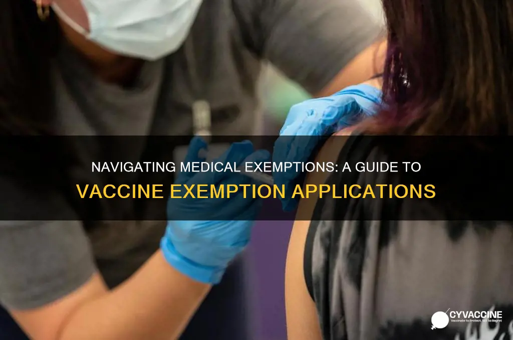 how to apply for medical exemption for vaccine