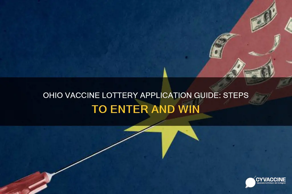 how to apply for the ohio vaccine lottery