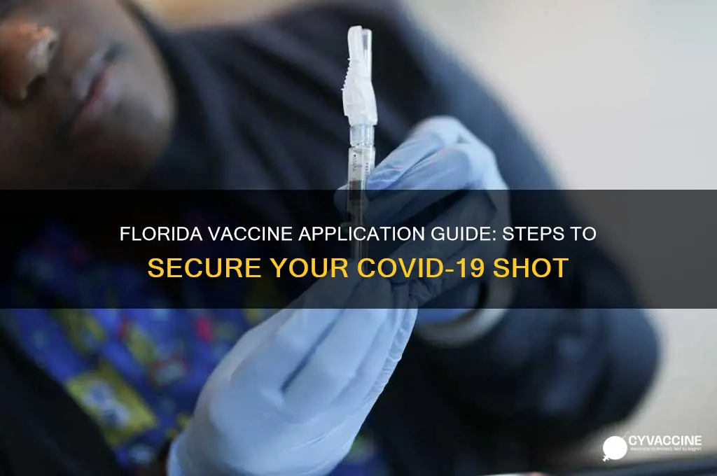 how to apply for the vaccine in florida