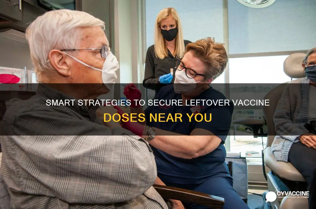 how to ask for leftover vaccine