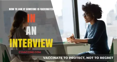 Navigating Vaccination Status Questions in Job Interviews: A Professional Approach