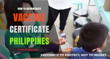 Authenticating Your Vaccine Certificate in the Philippines: A Step-by-Step Guide