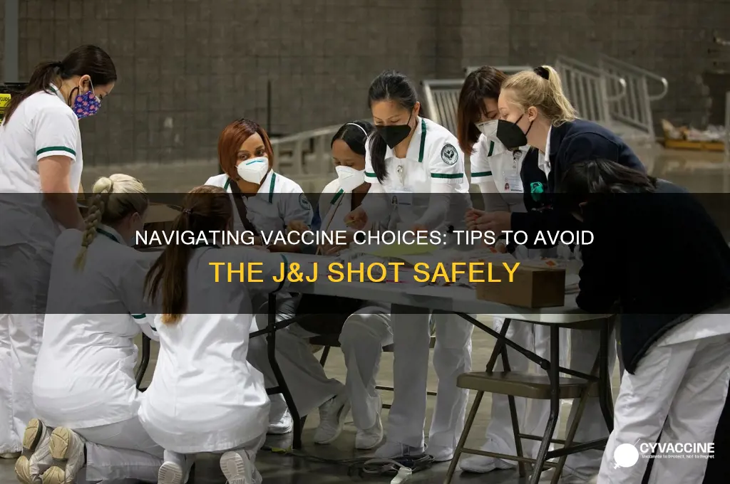 how to avoid j&j vaccine