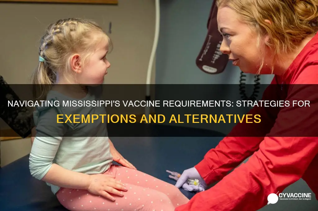 how to avoid vaccines in mississippi
