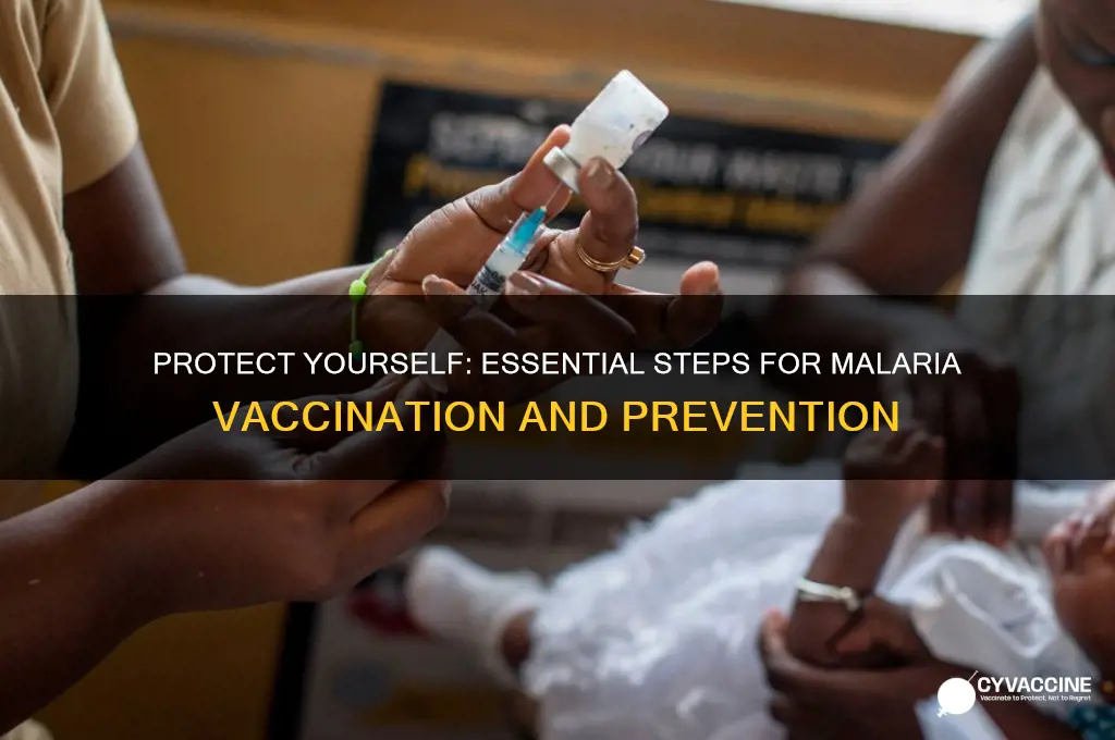 how to be vaccinated for malaria