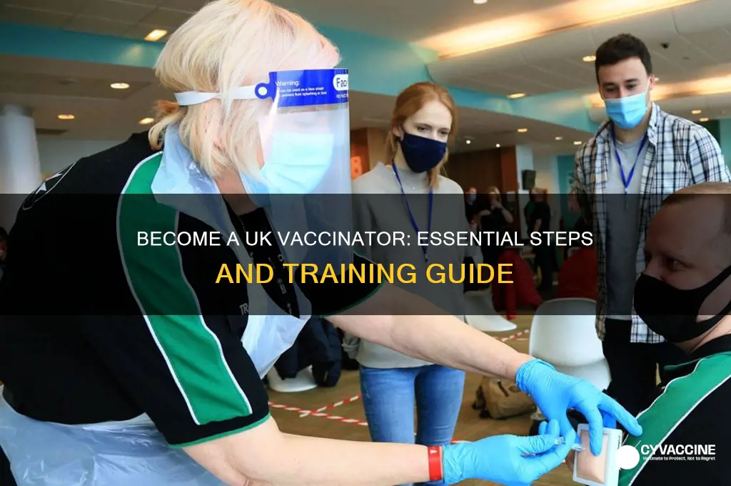 how to become a vaccinator uk