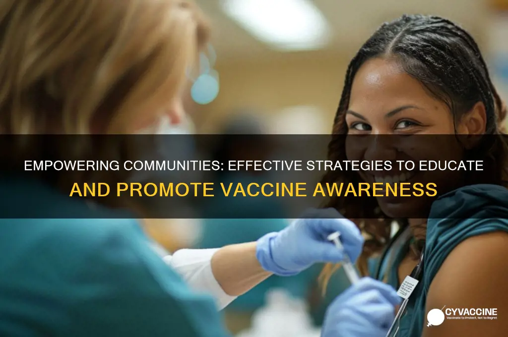 how to better educate about vaccines