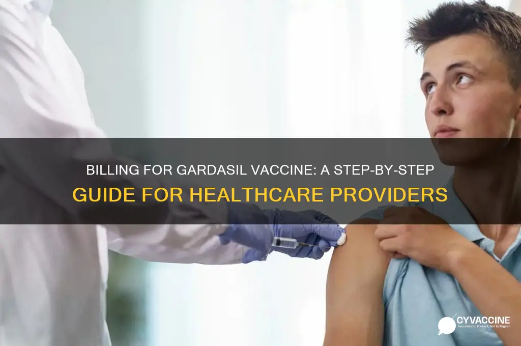 how to bill for gardasil vaccine