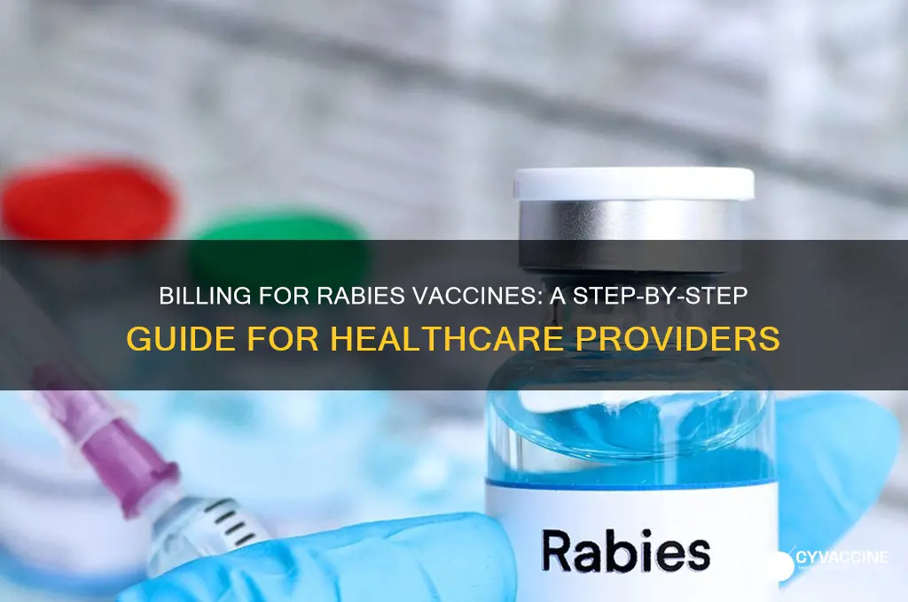how to bill for rabies vaccine