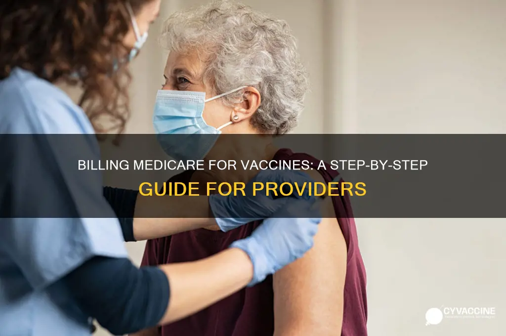 how to bill medicare for vaccines