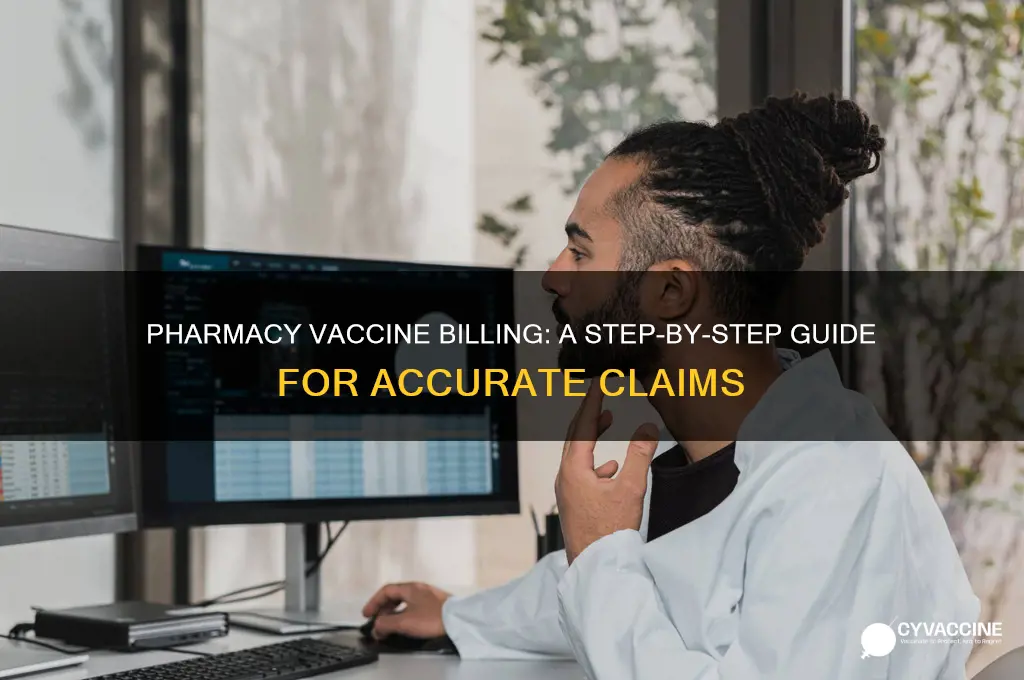 how to bill vaccines in pharmacy