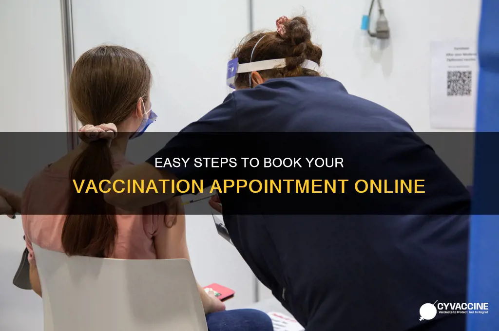 how to book a vaccination appointment