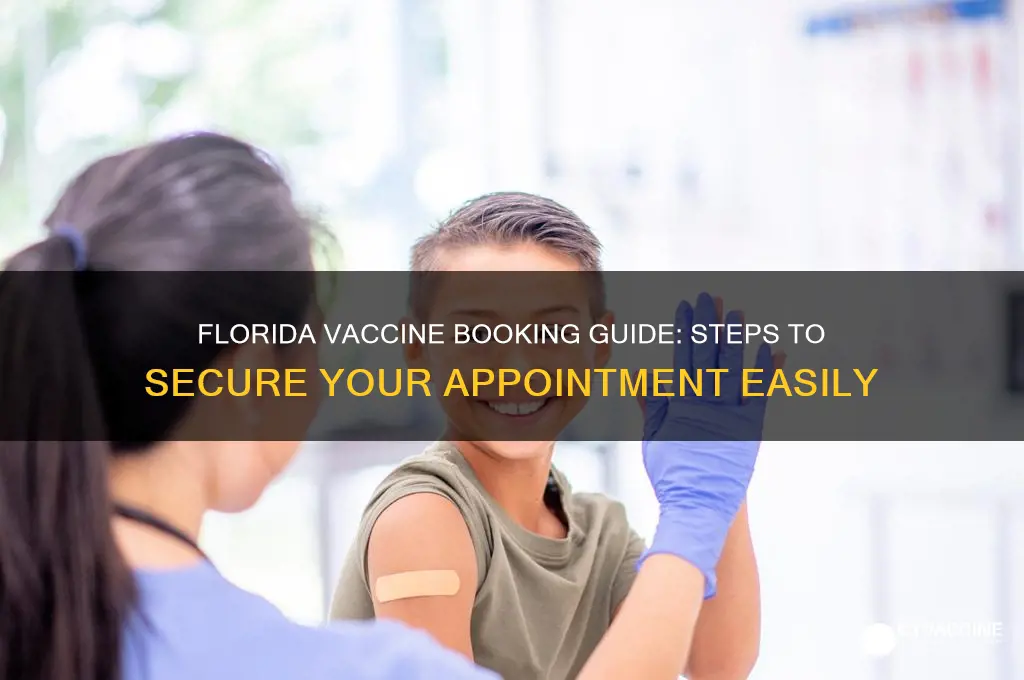 how to book a vaccine appointment in florida