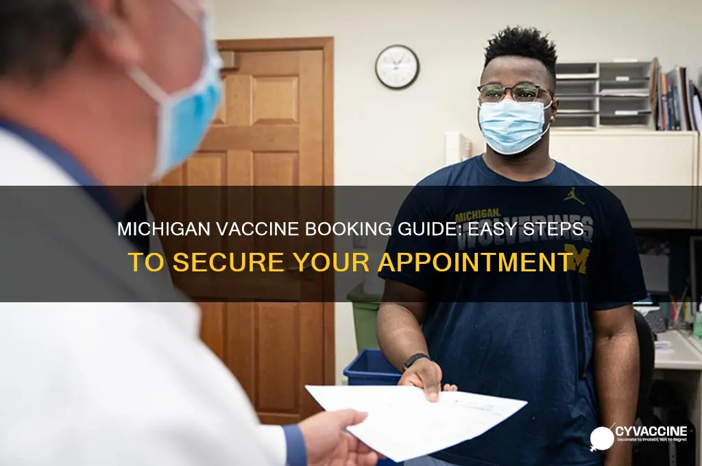 how to book a vaccine appointment in michigan