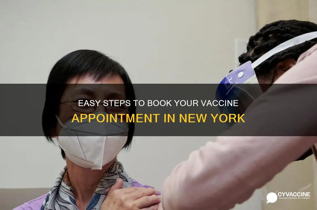 how to book a vaccine appointment in ny