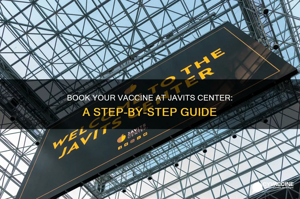 how to book a vaccine at the javits center