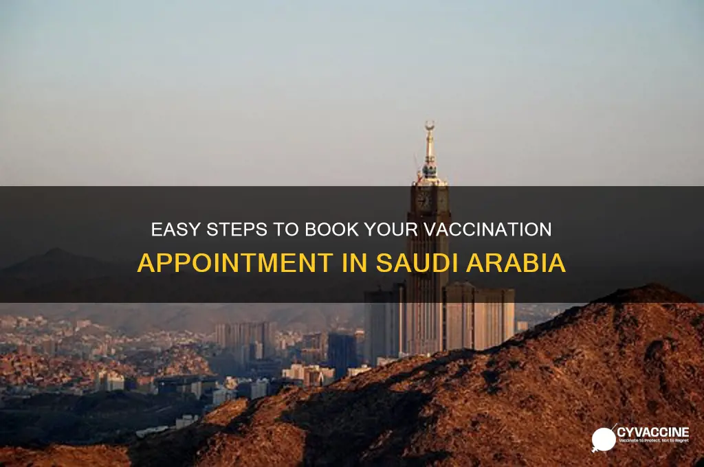 how to book an appointment for vaccination in ksa