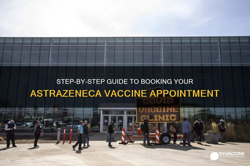 how to book for astrazeneca vaccine