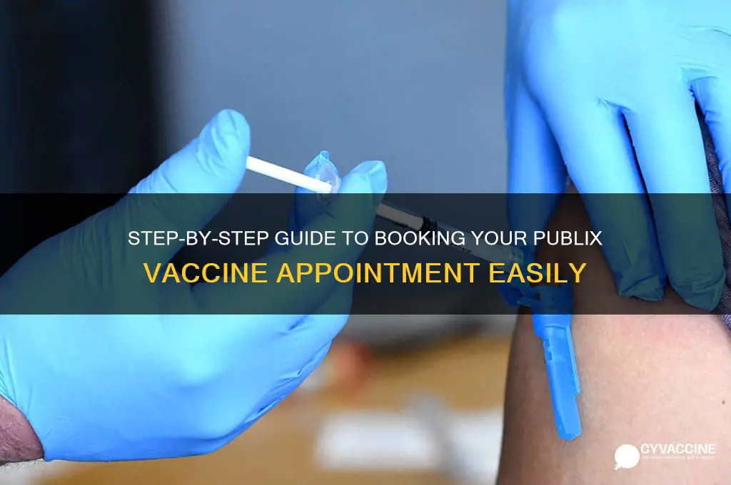 how to book publix vaccine appointment
